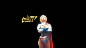 Power Girl: Justice Society Of America Wallpaper