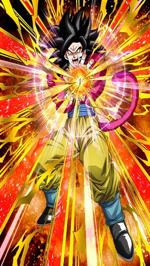 Power Of Super Saiyan 4, Goku On The Battlefield Wallpaper