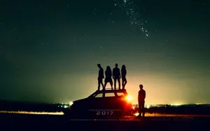 Power Rangers Movie Silhouette Wallpaper