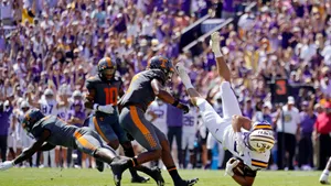 Power Through - Lsu Football Wallpaper