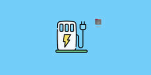 Powerful And Reliable Energy - Unplugged White Battery Illustration Wallpaper