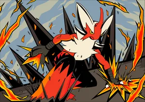 Download Mega Blaziken And Mega Lucario Wallpaper