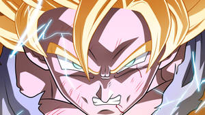 Powerful Goku In Super Saiyan Form - Anime Hd Wallpaper. Wallpaper