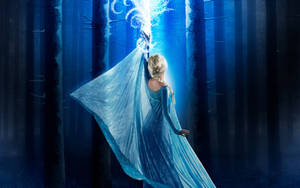Powerful Live-action Elsa Wallpaper