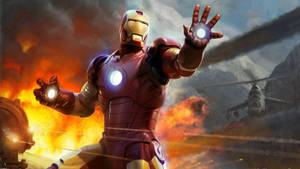 Powerful Marvel Superhero Ironman Hd Wallpaper