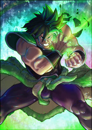 Powerful Saiyan Broly Wallpaper