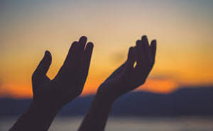 Prayer Open Hands Sunset Wallpaper