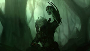 Predator In The Forest Wallpaper
