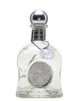 Premium Casa Noble Crystal Blanco Tequila In Vintage Bottle Wallpaper