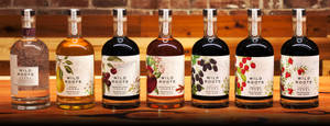 Premium Wild Roots Spirits Vodka Bottle Wallpaper