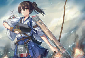 Prepare For Battle With The Girls Of Kancolle Wallpaper