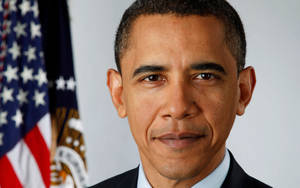 President Barack Obama Close-up Portrait Wallpaper