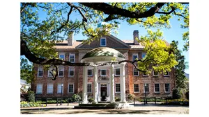 Prestigious University Of North Carolina Classical Architecture Wallpaper
