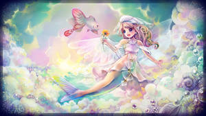 Pretty Desktop Anime Mermaid Wallpaper