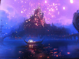 Pretty Lanterns Art Wallpaper