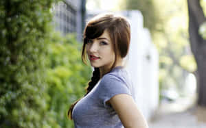 Pretty Teen Outgoing Girl Wallpaper