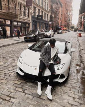 Prettyboyfredo On White Lamborghini Car Wallpaper