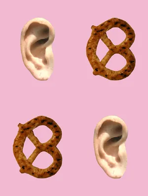 Pretzels And Ears Wallpaper