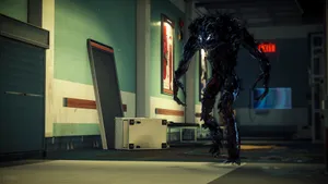 Prey Black Alien Wallpaper