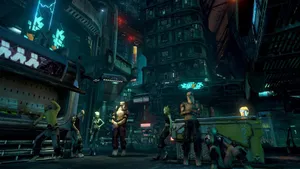 Prey Busy Neon City Wallpaper