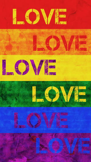 Pride Flag Love Wallpaper