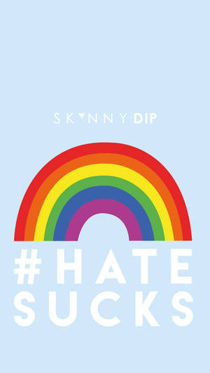 Pride Rainbow Hashtag Wallpaper