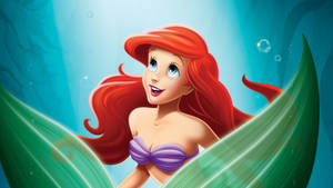 Princess Ariel With Tail Wallpaper