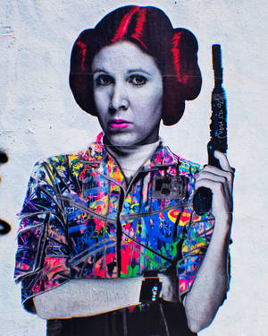 Princess Leia Pop Art Wallpaper