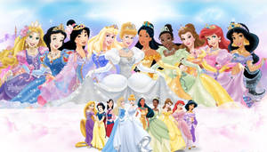 Princesses Of Disney Desktop Wallpaper