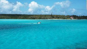 Pristine Waters Of Tuvalu Wallpaper
