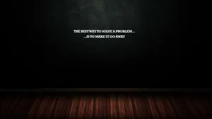 Problem Solution Typography Wallpaper