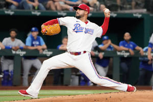 Professional Baseball Pitcher Martin Perez Wallpaper