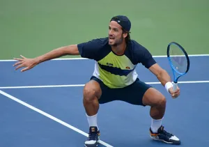 Professional Tennis Player Feliciano Lopez Us Open Wallpaper