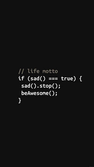 Programming Iphone If Sad Codes Wallpaper