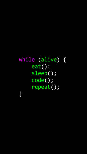 Programming Iphone While Alive Codes Wallpaper