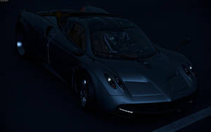Project Cars 4k Jet Black Pagani Wallpaper