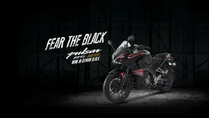 Promotional Pulsar Rs200 Black Wallpaper