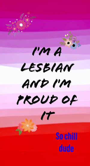 Proud Lesbian Flag Wallpaper