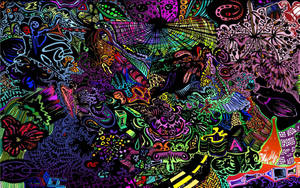Psychedelic Art Vibe Wallpaper