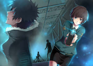 Psycho Anime Girl With An Intense Gaze Wallpaper