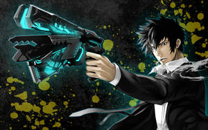 Psycho Pass Kogami Lethal Mode Weapon Wallpaper