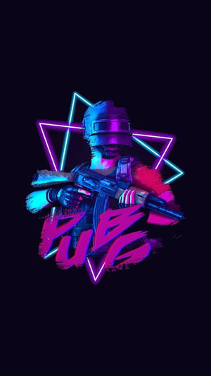 Pubg 3d Live Hd Neon Art Wallpaper