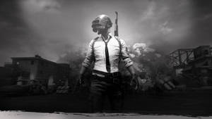 Pubg Character Black Background Wallpaper