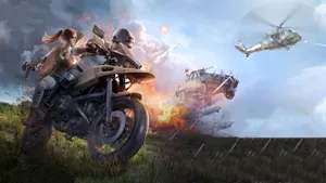 Pubg Motorcycle 4k Wallpaper