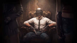 Pubg New State Character Sitting Wallpaper