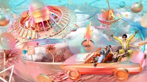 Pubg Squad Futuristic Road Trip Fanart Wallpaper