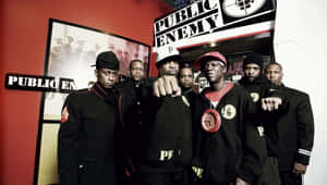 Public Enemy Group Pose Wallpaper