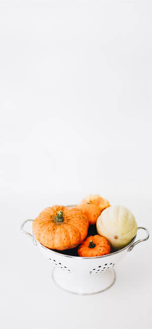 Pumpkins Centerpiece Thanksgiving Iphone Wallpaper