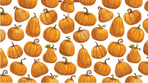 Pumpkins Pattern Seamless Pattern Wallpaper