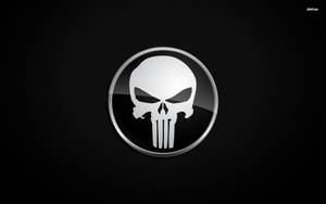 Punisher Comic Book Character Logo Wallpaper